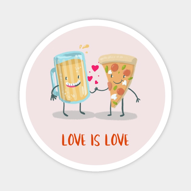 Pizza Lover Magnet by serjbondjazz